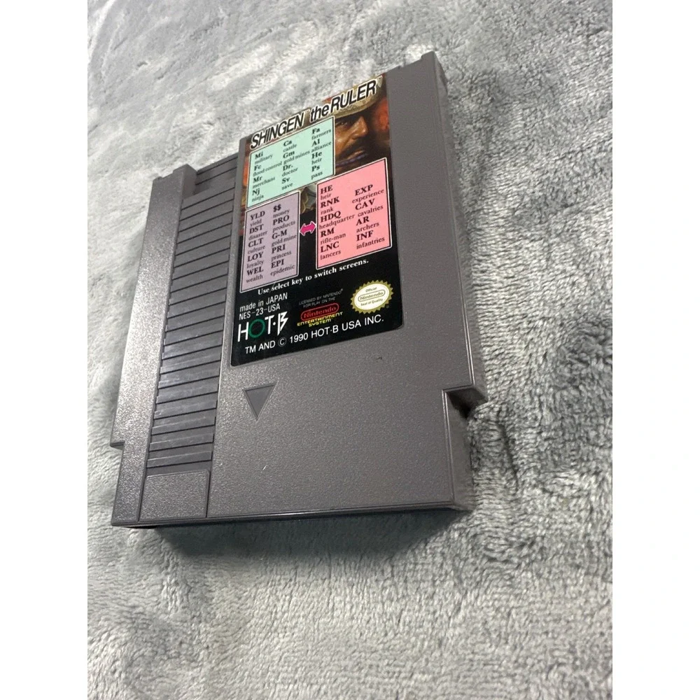 Shingen the Ruler Nintendo NES Video Game